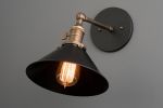 Industrial Lighting - Wall Sconce - Model No. 9144 | Sconces by Peared Creation. Item made of brass