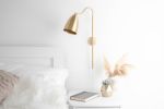 Bedside Light - Model No. 7896 | Sconces by Peared Creation. Item composed of brass