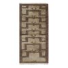 Vintage Brown Shaggy Turkish Tulu Runner | Runner Rug in Rugs by Vintage Pillows Store. Item composed of cotton and fiber