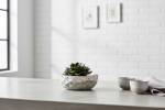 Blush Sand Faceted Valet Planter | Decorative Bowl in Decorative Objects by RAW & UNIQ