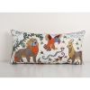 Suzani Handmade Pillowcase with Deer, Lion, Bird and Snake M | Cushion in Pillows by Vintage Pillows Store