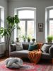 (M) Siver Grey Knot Ottoman | Benches & Ottomans by Knots Studio