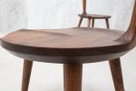 Oxbend Chair - 3 Legged | Dining Chair in Chairs by Fernweh Woodworking. Item composed of wood