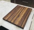 Oversized walnut cutting board | Serveware by Reds Wood Design. Item made of walnut