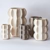 Arcissimo Vase White Medium | Work by District Loom