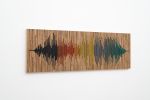 Sound of Color 60"x20" Soundwave | Wall Sculpture in Wall Hangings by Craig Forget. Item composed of oak wood in mid century modern or contemporary style