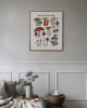 Woodland Mushrooms - White Edition | Prints by The Ugly Cat Studio