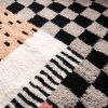 Handmade CHECKERED berber rug, Moroccan boujad rug | Area Rug in Rugs by Benicarpets