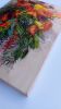Bridal bouquet painting from photo, Wedding red flowers | Oil And Acrylic Painting in Paintings by Natart. Item made of canvas & synthetic