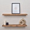 Floating Wooden Shelves, Long Floating Book Shelf | Ledge in Storage by Picwoodwork. Item composed of wood