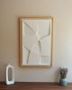No. 14 Japandi Plaster Wall Relief - Scandinavian Neutral Decor | Wall Sculpture in Wall Hangings by Joseph Aurelius