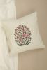 Pink Blossom Block Print Pillow | Cushion in Pillows by Ninéh