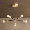 Houston Chandelier, Mid Century Modern Lighting | Chandeliers by Illuminate Vintage. Item made of brass