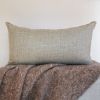 Seafoam Green Alpaca with Linen Pillow Set of 2 - 20x36 | Pillows by Vantage Design