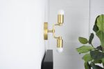 Calvert | Sconces by Illuminate Vintage. Item composed of brass