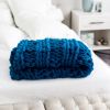 Arm Knit Ribbed Blanket DIY KIT | Linens & Bedding by Flax & Twine. Item made of fabric