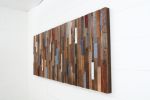 Wood wall art made of old reclaimed barnwood | Wall Sculpture in Wall Hangings by Craig Forget. Item made of wood compatible with mid century modern and contemporary style