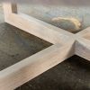 Round Wood Coffee Table | Orchard Table | Tables by Alabama Sawyer. Item composed of wood and steel