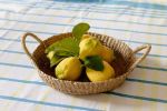 Woven Round Tray I Yellow | Decorative Tray in Decorative Objects by NEEPA HUT. Item composed of fiber
