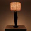 Noirjute Table Lamp | Lamps by Home Blitz. Item made of fabric with metal