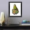 "King Budgie" | Prints by Greg "CRAOLA" Simkins