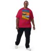 Unisex T-Shirt - Day Blazed - Tropical Sunset Palm Tree Art | Work by Eman's Gallery