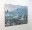 New Beginnings | Oil And Acrylic Painting in Paintings by Sorelle Gallery. Item made of aluminum