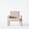Arco Lounge Chair Small Boucle Beige | Work by District Loom