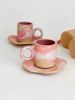 Cosmic! Marble 10oz mug and plate | Drinkware by OBJECT-MATTER / O-M ceramics
