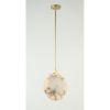 Alan Mizrahi AM70009A Pie Alabaster | Chandeliers by Alan Mizrahi Lighting Design
