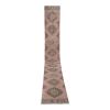 Distressed Extra Long Turkish Runner Rug - Vintage Oushak | Rugs by Vintage Pillows Store. Item made of cotton with fiber