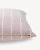 Recycled Stripe Lumbar Pillow - Lilac | Pillows by MINNA