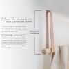 Black Leather Suspension Strap | Storage by Keyaiira | leather + fiber | Artist Studio in Santa Rosa. Item composed of leather