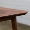 Mid Century Modern Walnut Bench: Solid Hardwood Entryway or Dining Bench | Benches & Ottomans by Spacecraft Furnishing