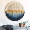 Circular Fiber Art Collection - SUNSET | Macrame Wall Hanging in Wall Hangings by Rianne Aarts. Item made of cotton & fiber