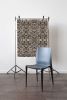 Indian Floral (Med), Taupe | Fabric in Linens & Bedding by Philomela Textiles & Wallpaper. Item composed of linen