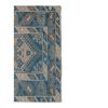 Vintage Blue Turkish Oushak Rug 3'7" X 5'11" | Area Rug in Rugs by Vintage Pillows Store. Item made of cotton with fiber