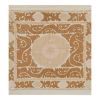 Suzani White Washed Tapestry - Pink Bukhara Uzbek Table Clot | Tablecloth in Linens & Bedding by Vintage Pillows Store
