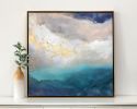 Saint Helena - Canvas Print in Gold Floater Frame | Prints by Julia Contacessi Fine Art. Item composed of canvas