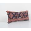 Muted Carpet Rug Pillow, Vintage Pastel Ethnic Turkish Yasti | Cushion in Pillows by Vintage Pillows Store