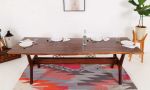 The Glenbrook, Claro Walnut Live Edge Dining Table | Tables by MODERNCRE8VE. Item composed of wood