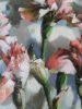 Irises flowers oil painting original art, Floral painting | Oil And Acrylic Painting in Paintings by Natart. Item made of wood & synthetic compatible with contemporary style