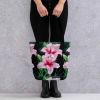 Tote Bag - Desire - Pink Lily Floral Realism on Black | Work by Eman's Gallery