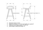 Mid Century Modern Swivel Counter Stool: Tractor Seat Bar Stool, USA Made | Chairs by Marco Bogazzi
