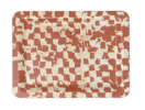 Decorative Tray: Tjap, Cinnamon | Serving Tray in Serveware by Philomela Textiles & Wallpaper. Item composed of synthetic