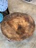 Spalted Sycamore Cookie Industrial Coffee Table - In Stock | Tables by Hazel Oak Farms. Item made of wood & metal
