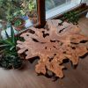 Burl Wood Coffee Table | Tables by Ironscustomwood. Item made of wood compatible with boho and mid century modern style