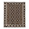 Vintage Turkish Kayseri Kilim Rug 3'10" X 4'7" | Area Rug in Rugs by Vintage Pillows Store. Item composed of wool and fiber