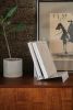 LP Stand - White | Storage by Upton. Item composed of steel