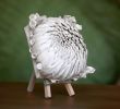 Dahlia Decorative 3D Wall Tile | Wall Sculpture in Wall Hangings by Leramic. Item in contemporary style